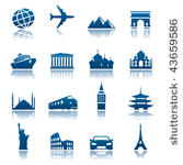 sights   transportation icons