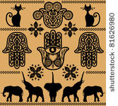 black indian ethnic decorative...