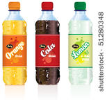 carbonated soft drink bottles