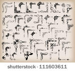 decorative elements. angle...