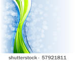 green and blue abstract...