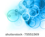 blue background with abstract...