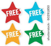 color stickers  vector 