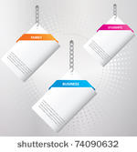 set of special paper tags