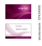 business card template. eps10