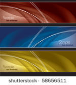 set of banners. abstract...