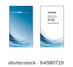 business card template. vector...