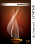 coffee smoke background  eps10...