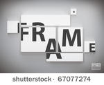 frame on wall for your text and ...