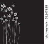  vintage floral card with place ...