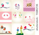 set of 9 valentines cards with...