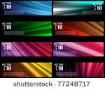 vectors   colorful web banners...