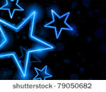 vector   glowing neon blue...