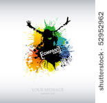 colour grunge the poster