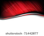 red background composition....