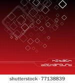 hi tech red background. clip art