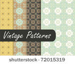 oriental vintage patterns