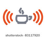 internet icon  hot cup with...