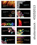 set of different colorful...