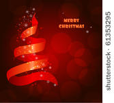 christmas background with fir...