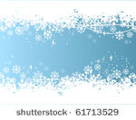blue background with snowflakes
