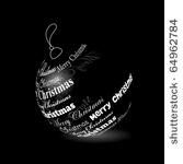 christmas ball made of 