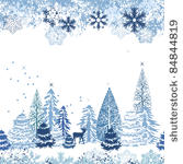 beautiful seamless blue pattern ...