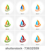 vector business emblem fire...