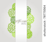 vector abstract banner green...