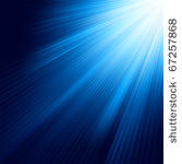 blue luminous rays. eps 8...