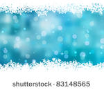 blue background with snowflakes....