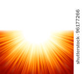 sunburst rays of sunlight...