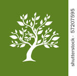 abstract tree  symbol of nature