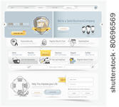 web site navigation menu pack...