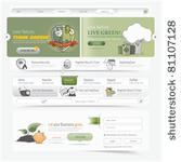 web site navigation menu pack...