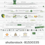 web design navigation elements  ...