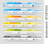 web design template elements...