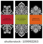vector ornate frame set. easy...