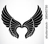 vector angel wings