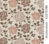 vector seamless floral pattern