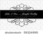 vector ornate narrow frame with ...