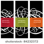 vector modern matching frame...
