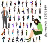 people   business   large set 01