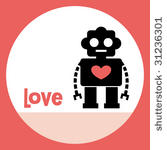 robot card design