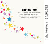 vector star background design