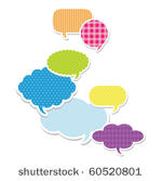 dialog clouds. vector...
