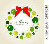 christmas wreath card template