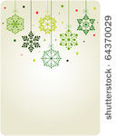 vector set of snowflakes...