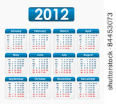 2012 calendar