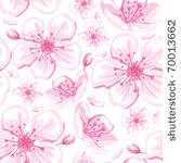 seamless gentle spring flower...